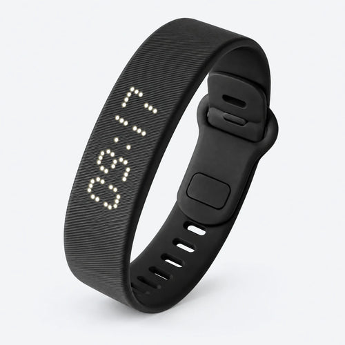 Kinvona Rise black vibration alarm wristband